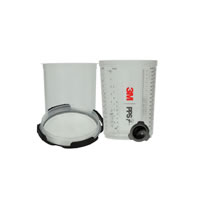 3M PPS Series 2.0 Spray Cup System Kit, Lg (28 fl oz, 850 mL), 200u Micron Filter, 1 kit/cs