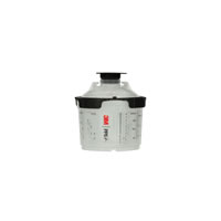 3M PPS Series 2.0 Spray Cup System Kit, Mini (6.8 fl oz, 200 mL), 200u Micron Filter, 1 kit/cs