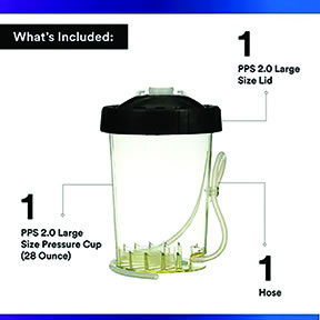 3M PPS Series 2.0 Type H/O Pressure Cup Large/Standard (28 fl oz/22 fl oz, 828m/650 mL)
