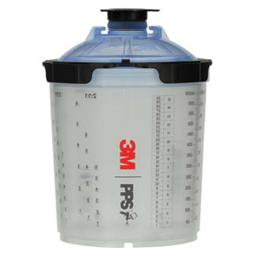 3M(TM) PPS(TM) Series 2.0 Spray Cup System Kit, Std (22 fl oz, 650 mL), 125u Micron Filter, 1 kit/cs