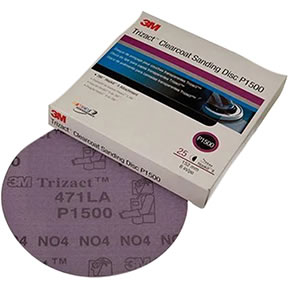 3M Trizact Hookit Clear Coat Sanding Disc, 5 in