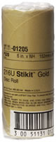 6" Stikit Gold P320 Grade Sanding Discs - 75 Disc Roll