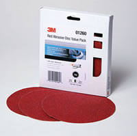 Red Abrasive Stikit Disc Value Pack