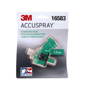 3M Accuspray Single Atomizing Head, Green, 1.3mm