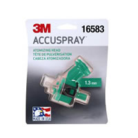 3M Accuspray Single Atomizing Head, Green, 1.3mm