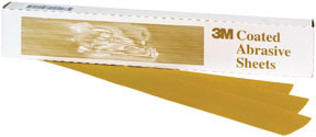 Production Resinite Gold Sheet 02568, 2 3/4" x 17 1/2", P180A, 50 sheets/box