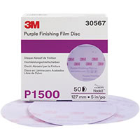 3M Hookit Purple Finishing Film Abrasive Disc 260L, 5 in, P1500