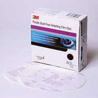 Purple Finishing Film Hookit Disc Dust-Free, 6 in, P800, 50 discs per box
