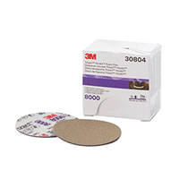 3" Trizact Hookit Foam Disc, 8000, 15 Discs/Carton, 4 Cartons/Case