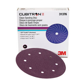 Cubitron II Clean Sanding Hookit Disc, P80 Grit, 8