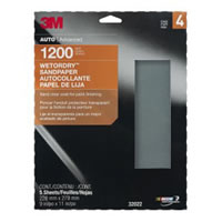 Imperial Wetordry Sheet 32022, 9" x 11", 1200, 5 sheets/pack