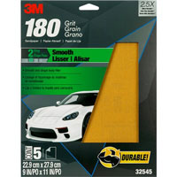 Production Resinite Gold Sheet 32545, 9" x 11", P180A, 5 sheets/pack