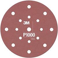 3M Hookit Flexible Abrasive Disc 270J, 6 in, Dust Free, P1000