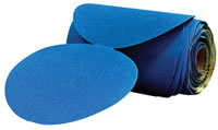 Stikit Blue Abrasive Disc Roll, 6", 180 Grade