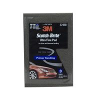 Scotch-Brite Ultra Fine Hand Pad 37448 Gray, 6" x 9", 3 pads/pack