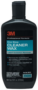 One Step Cleaner Wax Light Oxidation Remover 39006, 16 oz
