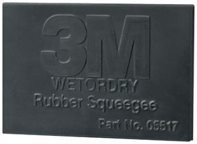 Wetordry Rubber Squeegee 05517, 2 3/4" x 4 1/4"