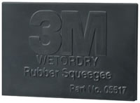 Wetordry Rubber Squeegee 05517, 2 3/4" x 4 1/4"
