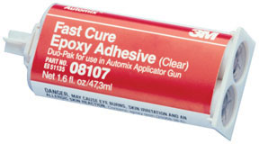 Automix Fast Cure Epoxy Adhesive 08107, 2 oz pack
