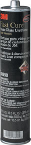 Fast Cure Auto Glass Urethane 08690, 10.5 fl oz Cartridge