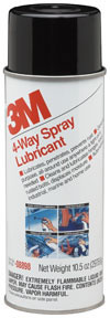 4 Way Spray Lubricant & Penetrant 08898, 10.5 oz Net Wt