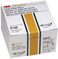 Hookit Gold Disc 00918, 3", P150C, 50 discs/bx