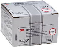 Hookit Finishing Film Disc 00950, 6", P1500, 100 discs/bx