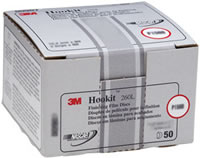 Hookit Finishing Film Disc 00971, 6", P600, 100 discs/bx