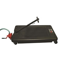 18 GALLON LOW PROFILE PLASTIC WASTE OIL DRAIN w/PUMP
