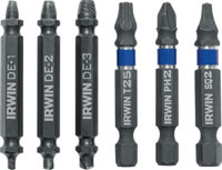 6 Pc. Impact SCREW-GRIP Double-Ended Screw Extractor Set