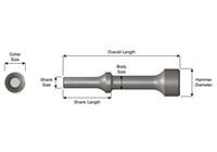 4-1/4 Zip Gun Hammer Chisel