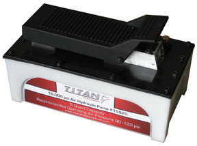 5 Quart Titan Air Hydraulic Pump  Polyethylene Reservoir