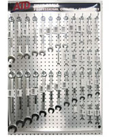 Raised Panel Combination Wrench Display Fixture & Product