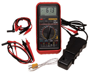 Deluxe Automotive Meter with RPM and Temperature Functions