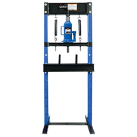 12-TON HYDRAULIC SHOP PRESS WITH BOTTLE JACK