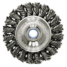 4  Twisted Tuft Wire Wheel Brush