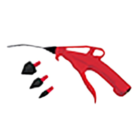 4" Pistol-Grip Air Blow Gun with Rubber Tips